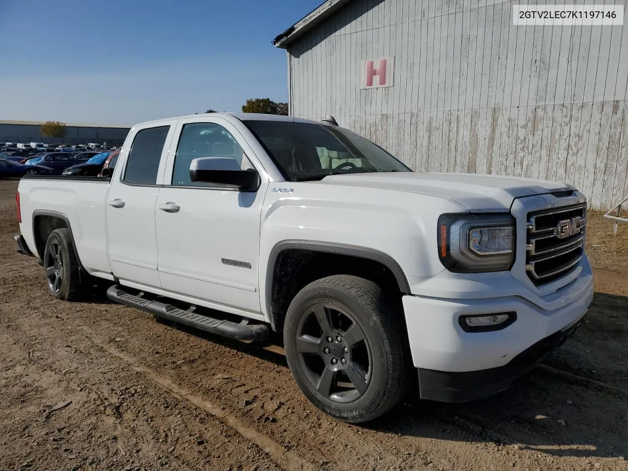 2019 GMC Sierra Limited K1500 VIN: 2GTV2LEC7K1197146 Lot: 76446244