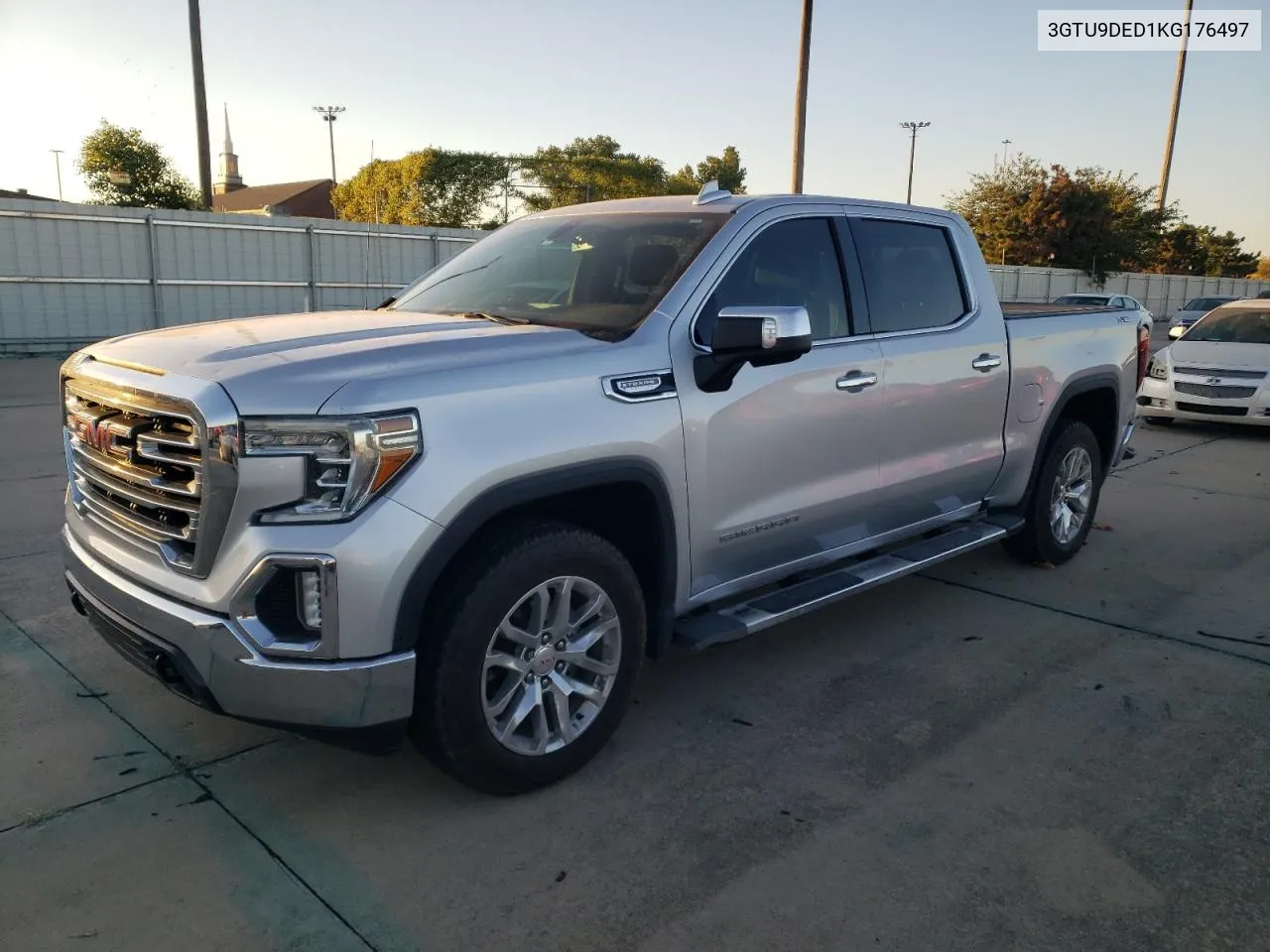 2019 GMC Sierra K1500 Slt VIN: 3GTU9DED1KG176497 Lot: 76542624