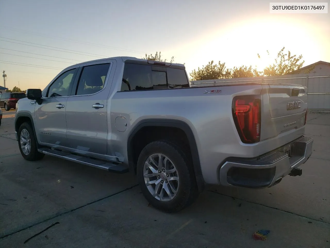 2019 GMC Sierra K1500 Slt VIN: 3GTU9DED1KG176497 Lot: 76542624