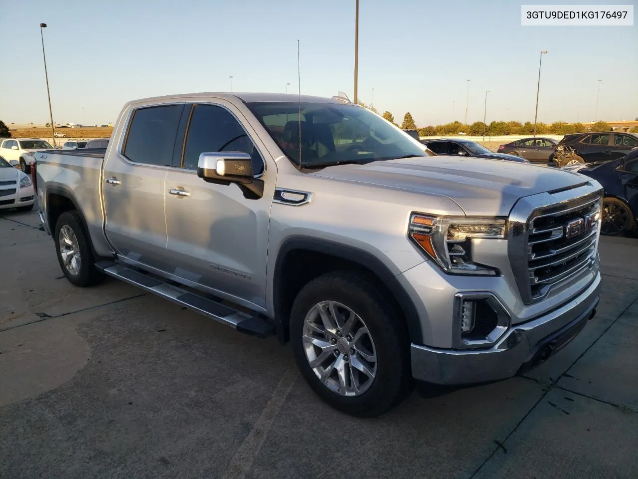 2019 GMC Sierra K1500 Slt VIN: 3GTU9DED1KG176497 Lot: 76542624