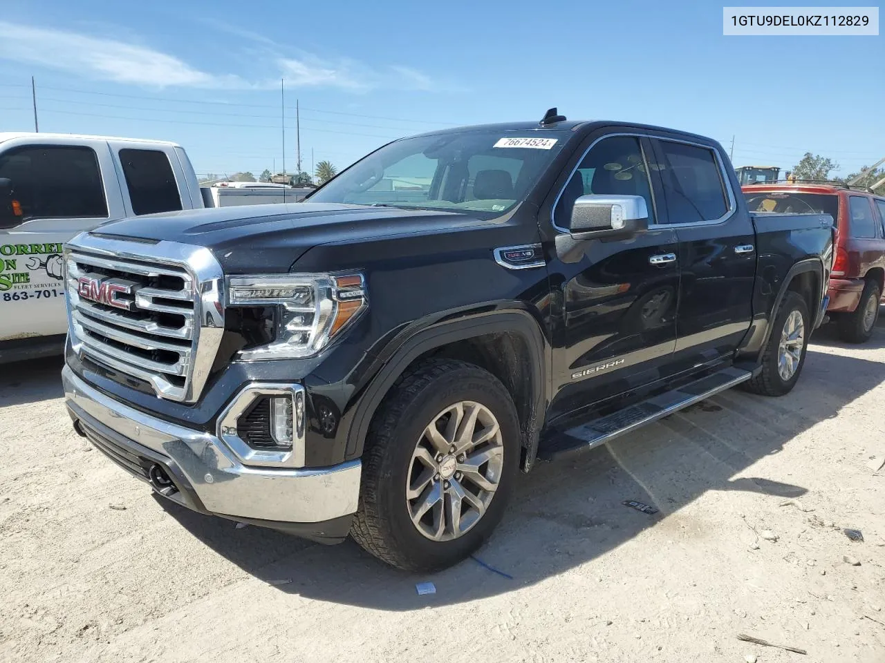 1GTU9DEL0KZ112829 2019 GMC Sierra K1500 Slt