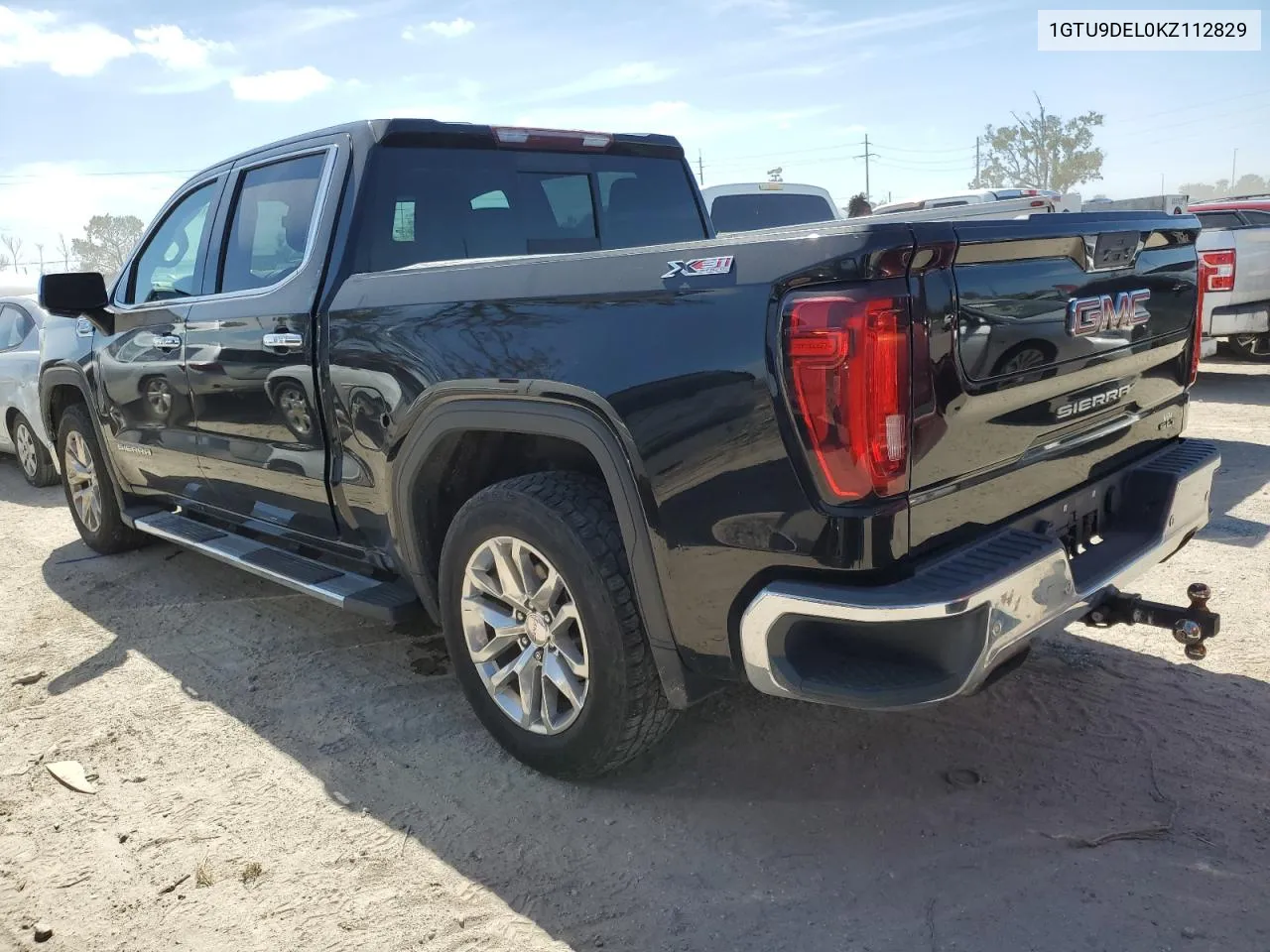 2019 GMC Sierra K1500 Slt VIN: 1GTU9DEL0KZ112829 Lot: 76674524