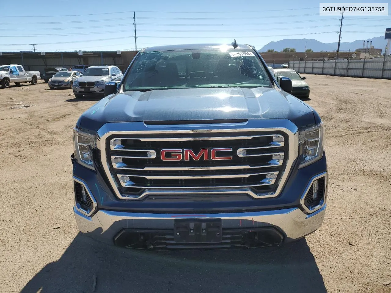 3GTU9DED7KG135758 2019 GMC Sierra K1500 Slt