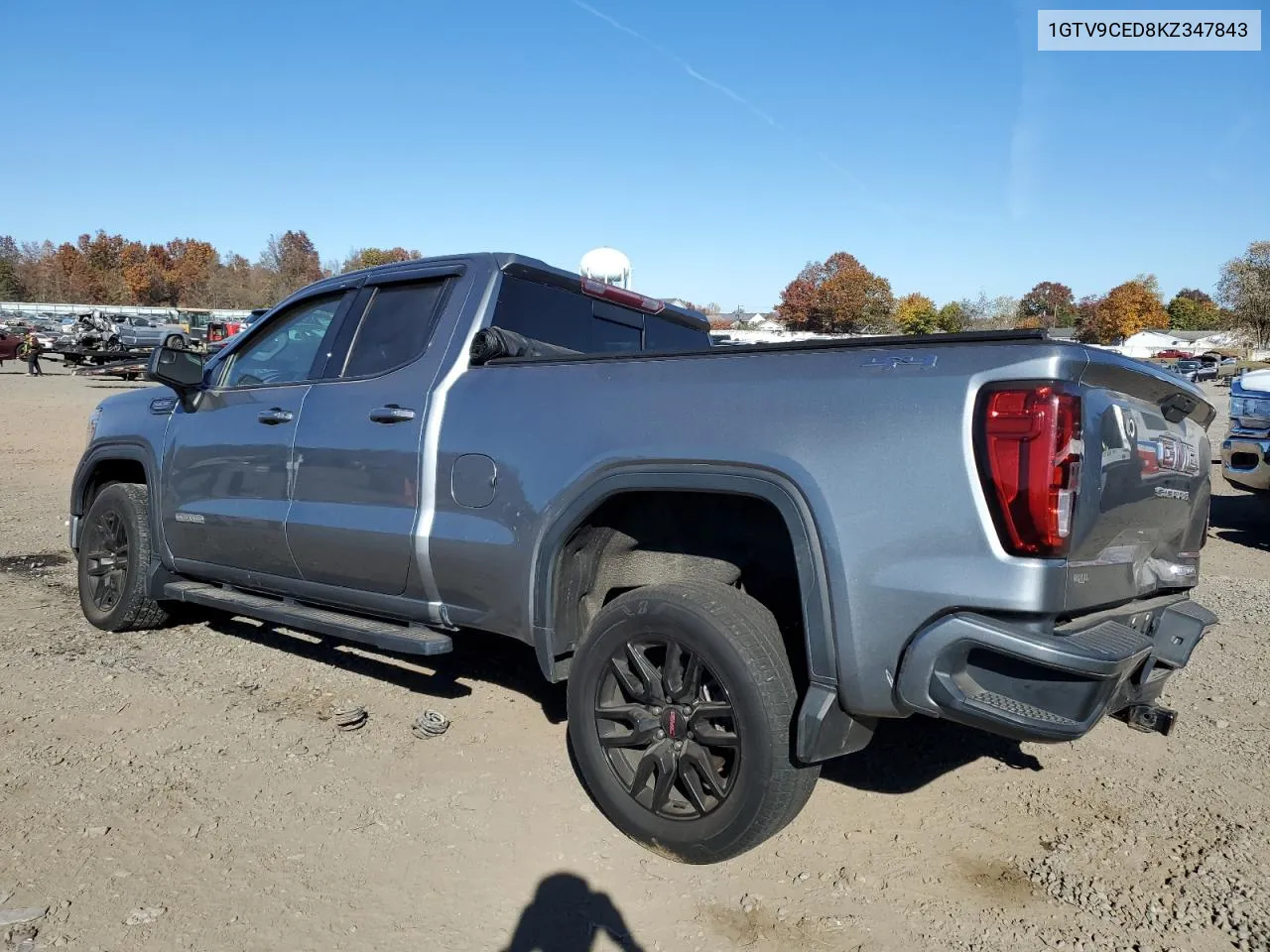 2019 GMC Sierra K1500 Elevation VIN: 1GTV9CED8KZ347843 Lot: 77185844