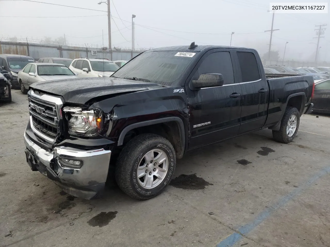 2019 GMC Sierra Limited K1500 Sle VIN: 2GTV2MEC3K1167227 Lot: 78046274