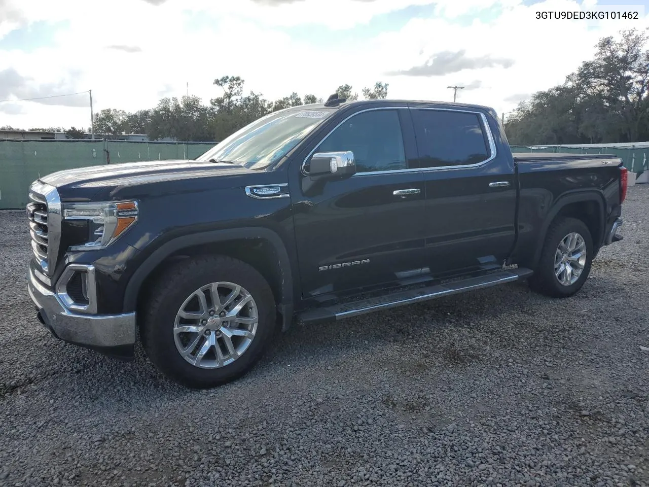 2019 GMC Sierra K1500 Slt VIN: 3GTU9DED3KG101462 Lot: 78930534