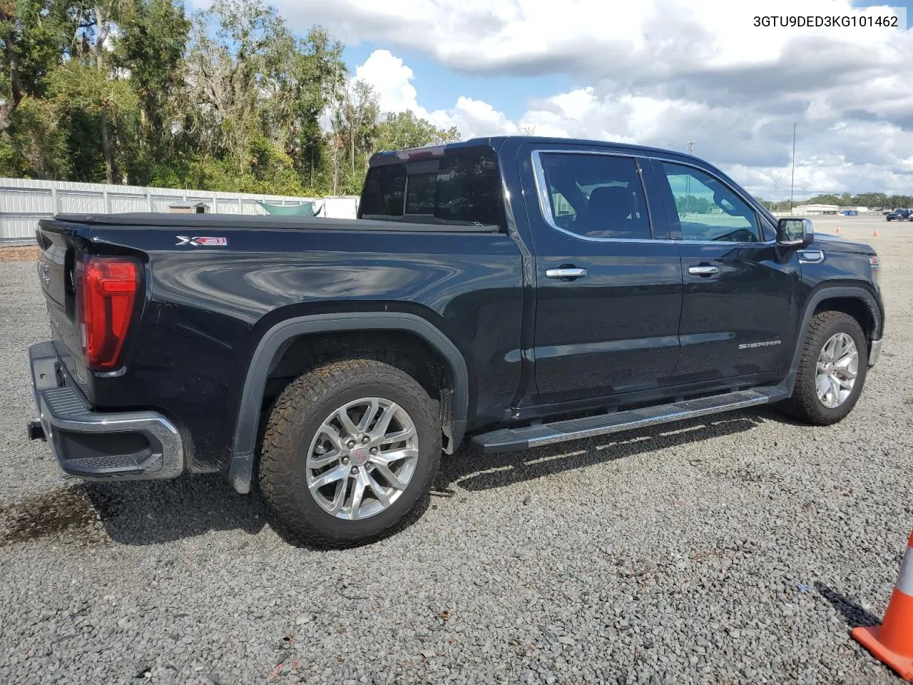 2019 GMC Sierra K1500 Slt VIN: 3GTU9DED3KG101462 Lot: 78930534