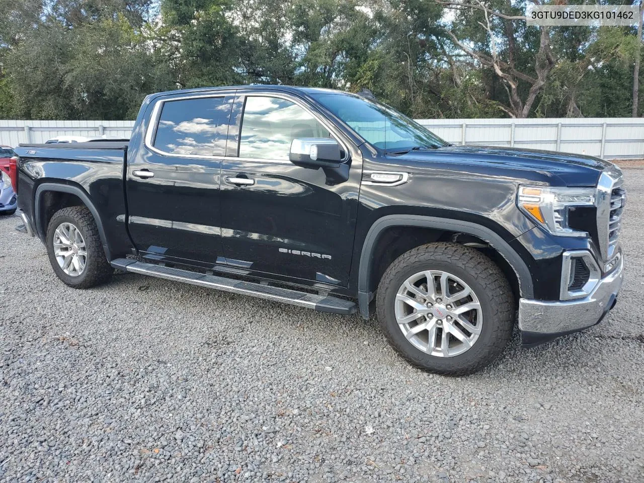 2019 GMC Sierra K1500 Slt VIN: 3GTU9DED3KG101462 Lot: 78930534