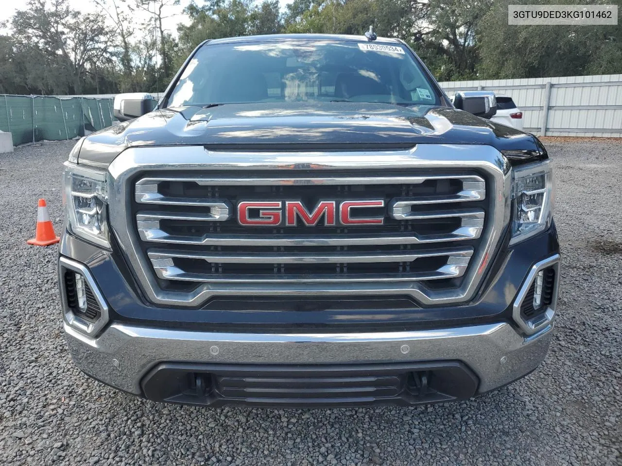 2019 GMC Sierra K1500 Slt VIN: 3GTU9DED3KG101462 Lot: 78930534