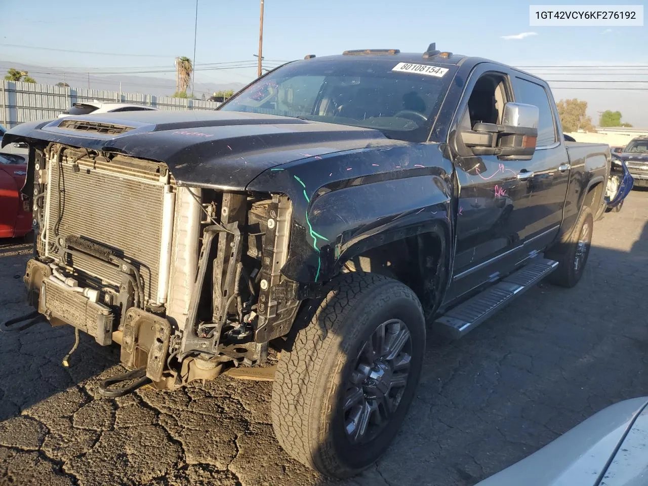 2019 GMC Sierra K3500 Slt VIN: 1GT42VCY6KF276192 Lot: 80108154