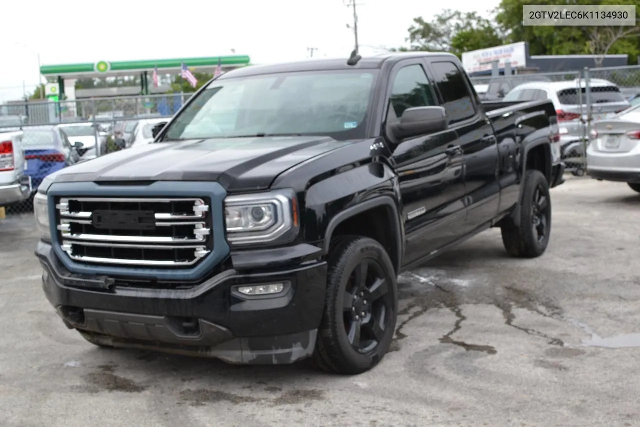 2019 GMC Sierra Limited K1500 VIN: 2GTV2LEC6K1134930 Lot: 80260614