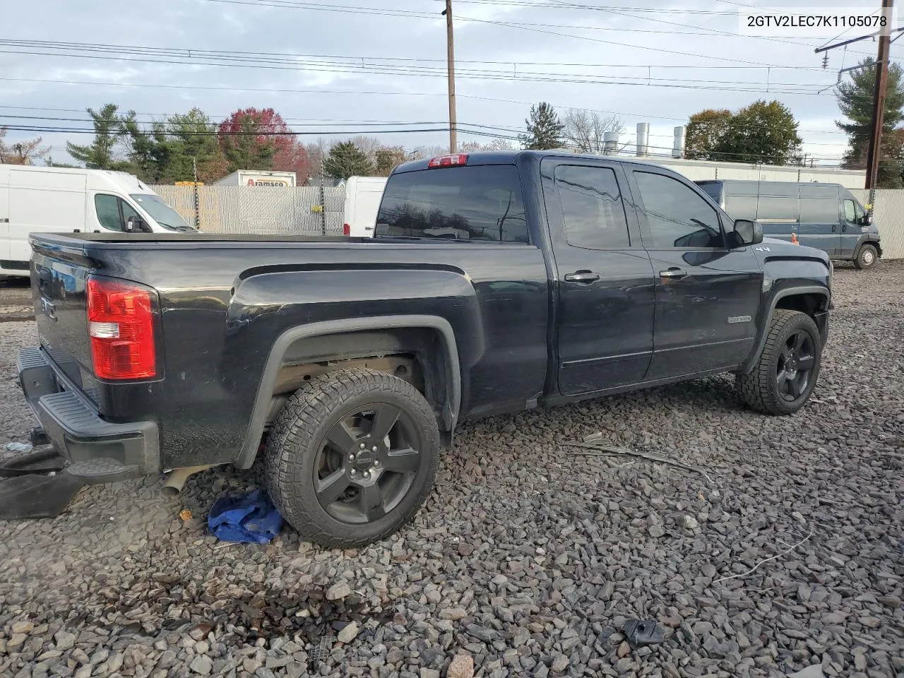 2019 GMC Sierra Limited K1500 VIN: 2GTV2LEC7K1105078 Lot: 80968184