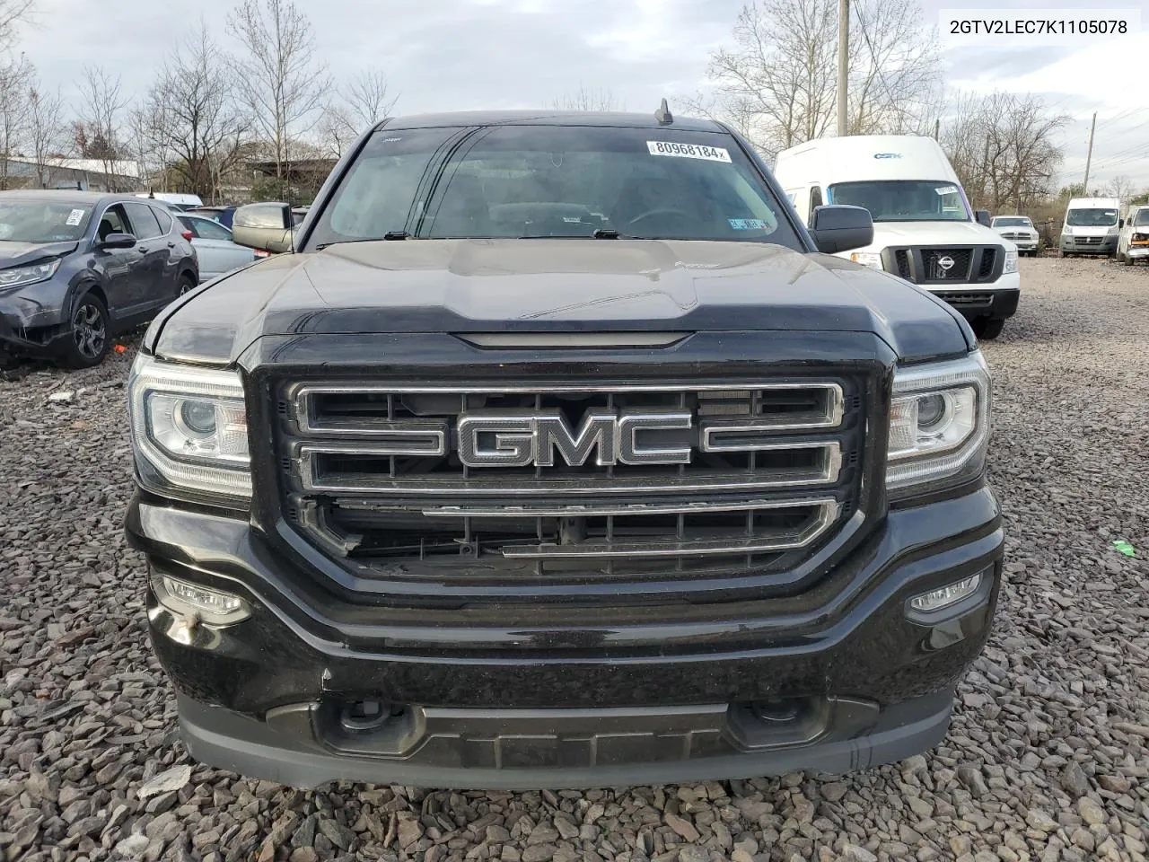 2019 GMC Sierra Limited K1500 VIN: 2GTV2LEC7K1105078 Lot: 80968184