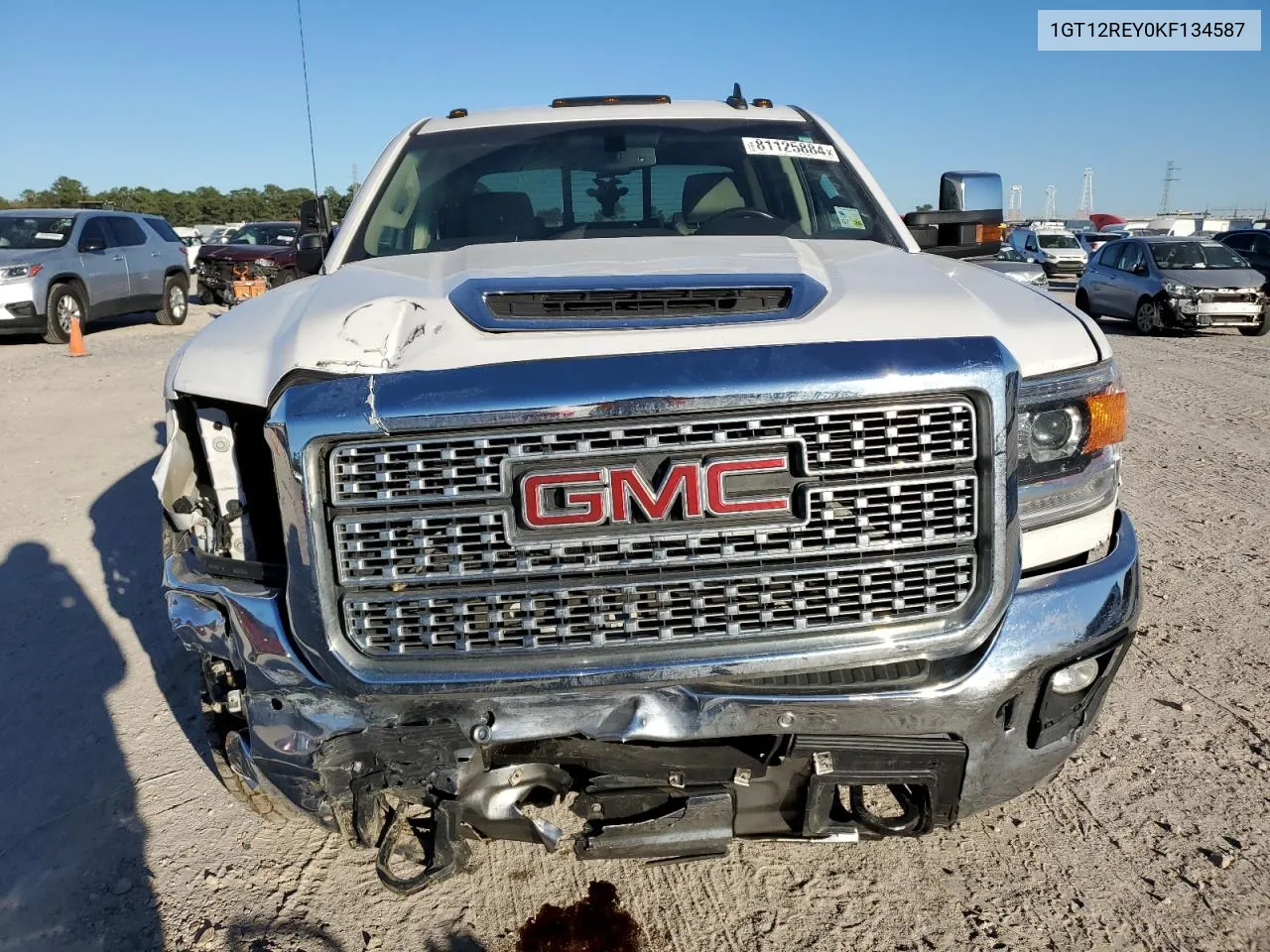 2019 GMC Sierra K2500 Slt VIN: 1GT12REY0KF134587 Lot: 81125884