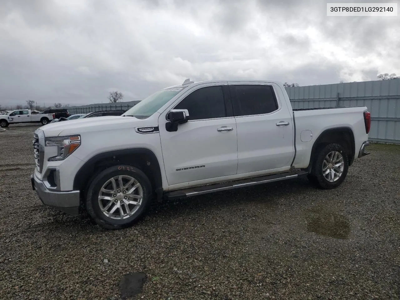 2020 GMC Sierra C1500 Slt VIN: 3GTP8DED1LG292140 Lot: 43412884