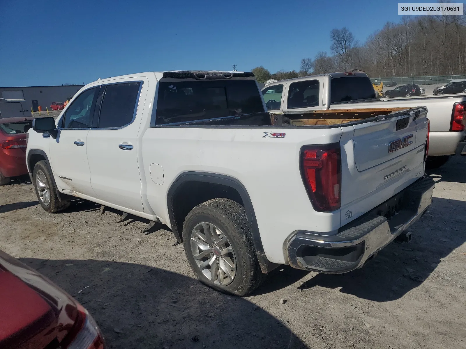 2020 GMC Sierra K1500 Slt VIN: 3GTU9DED2LG170631 Lot: 47080084