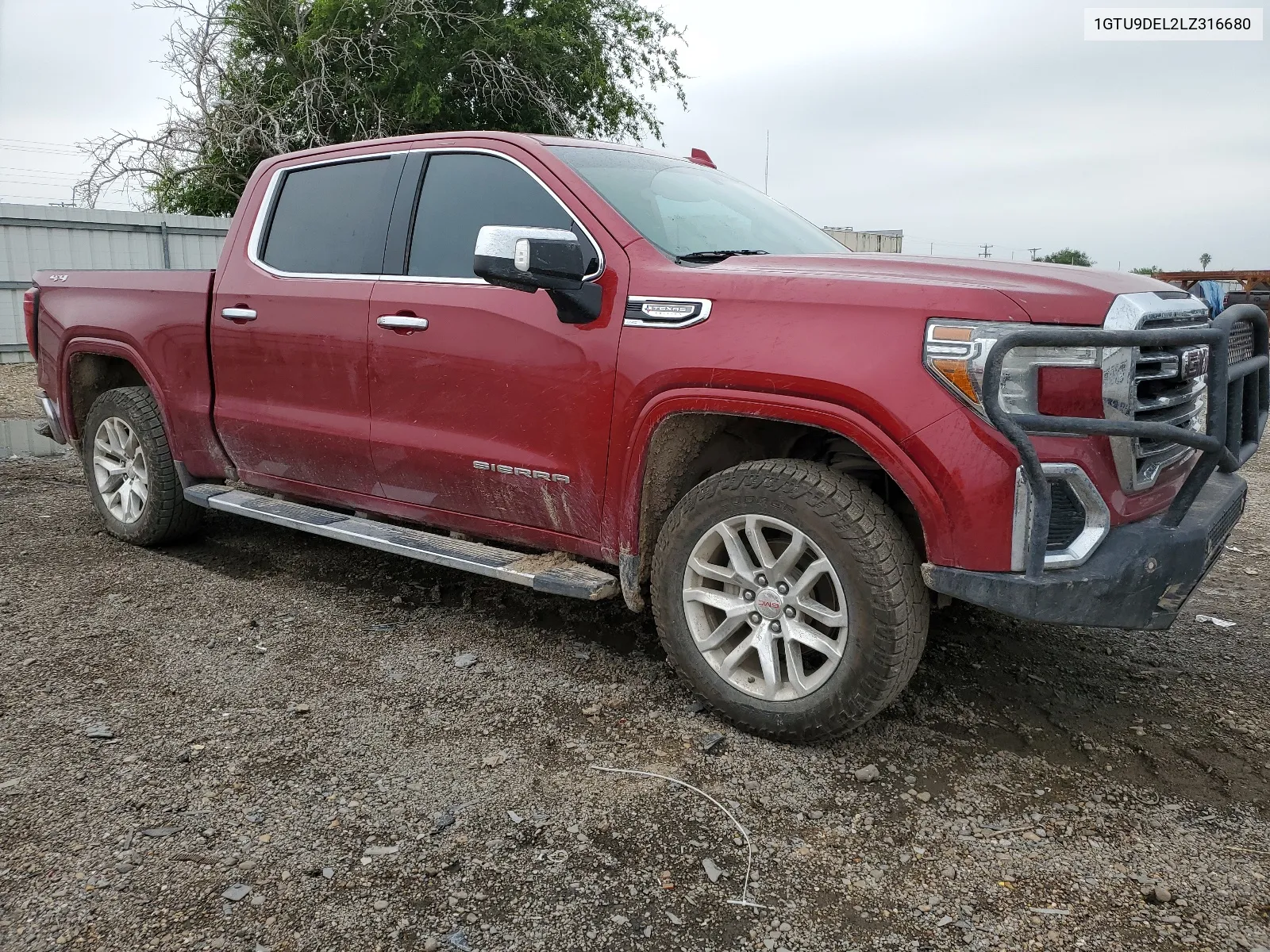 2020 GMC Sierra K1500 Slt VIN: 1GTU9DEL2LZ316680 Lot: 55366644