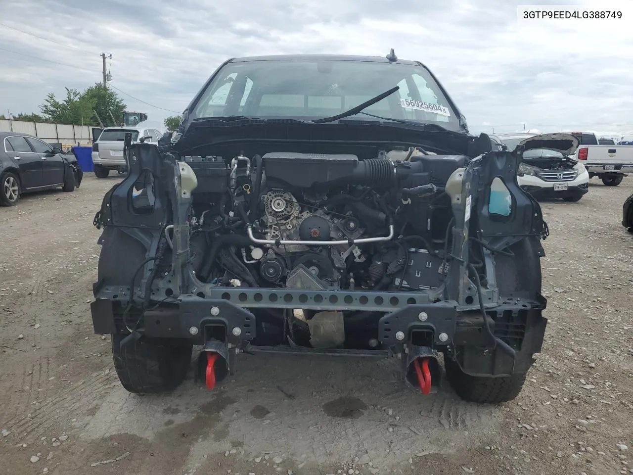 2020 GMC Sierra K1500 At4 VIN: 3GTP9EED4LG388749 Lot: 56925604