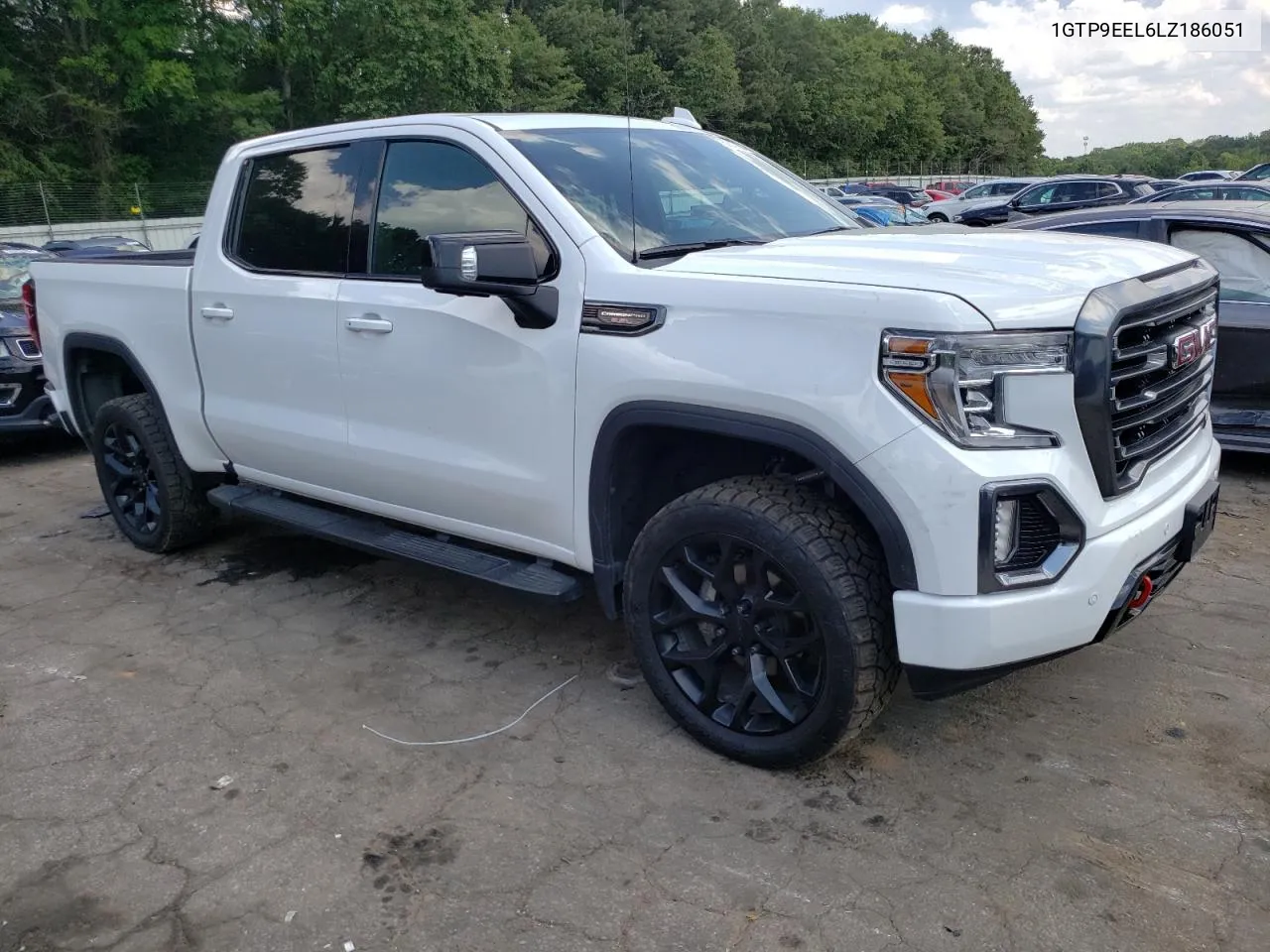 2020 GMC Sierra K1500 At4 VIN: 1GTP9EEL6LZ186051 Lot: 58823684