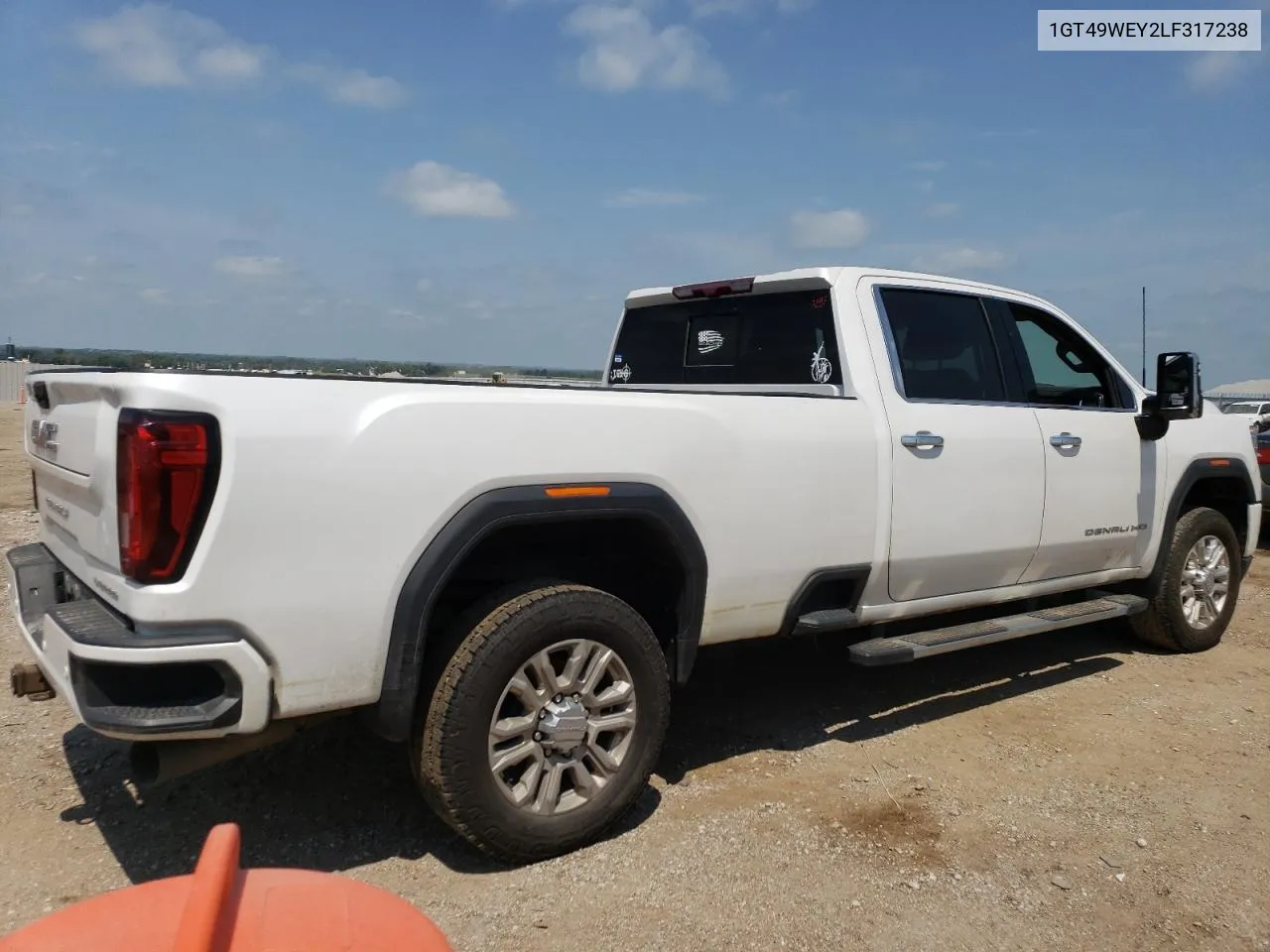 2020 GMC Sierra K3500 Denali VIN: 1GT49WEY2LF317238 Lot: 61554414