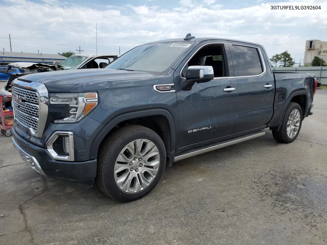 2020 GMC Sierra K1500 Denali VIN: 3GTU9FEL9LG392604 Lot: 62535564