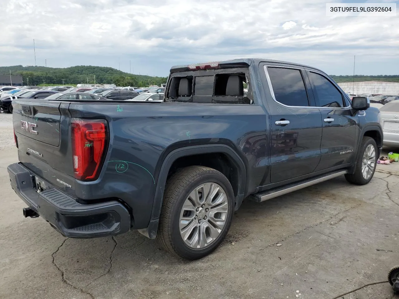 2020 GMC Sierra K1500 Denali VIN: 3GTU9FEL9LG392604 Lot: 62535564