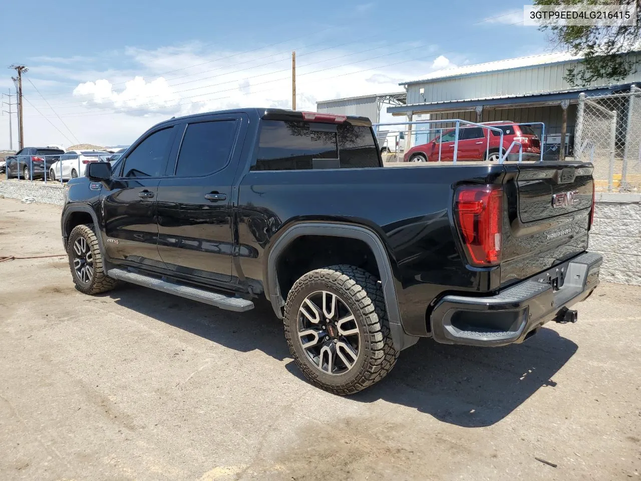 2020 GMC Sierra K1500 At4 VIN: 3GTP9EED4LG216415 Lot: 62740134