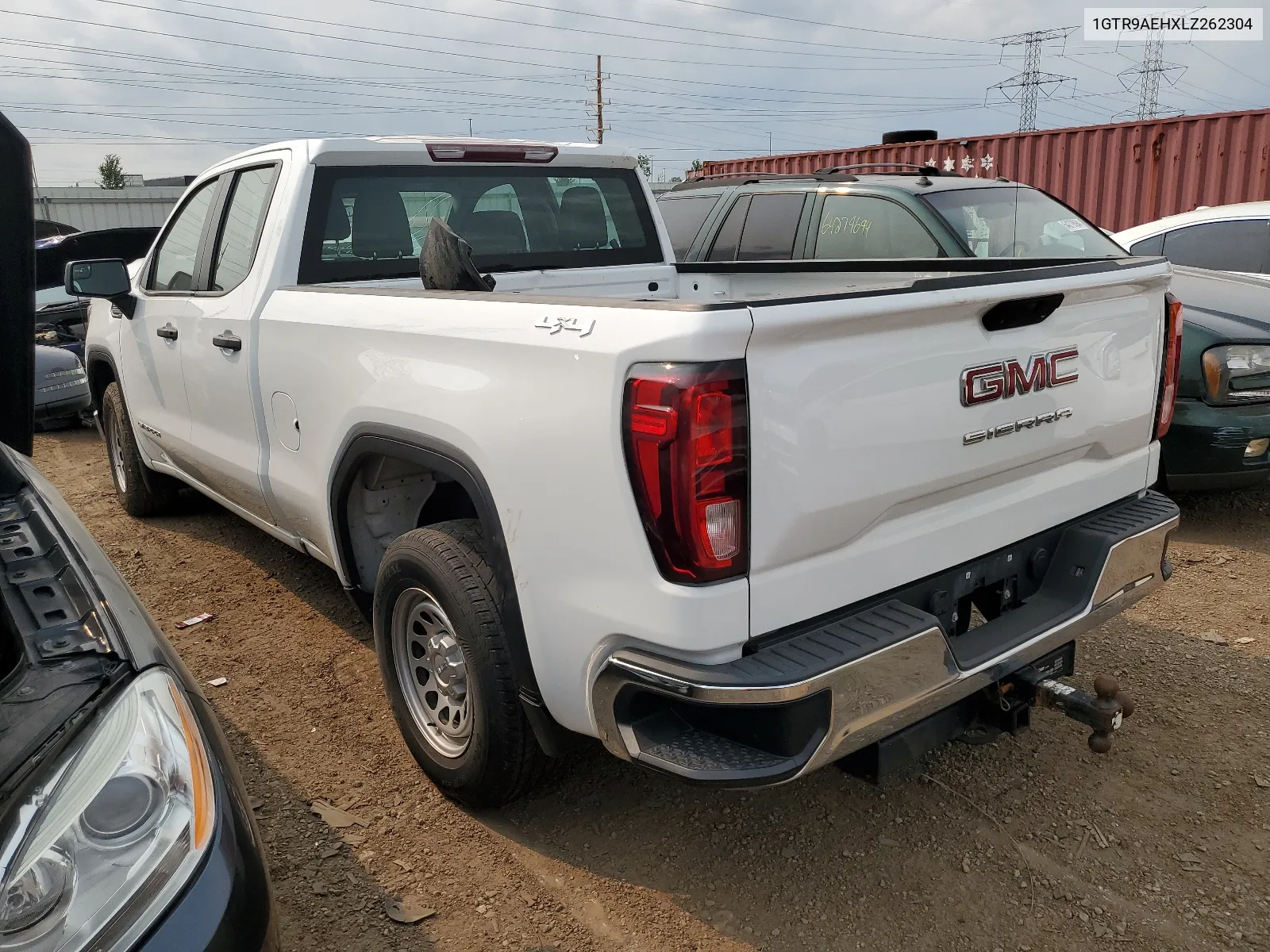 2020 GMC Sierra K1500 VIN: 1GTR9AEHXLZ262304 Lot: 63789324