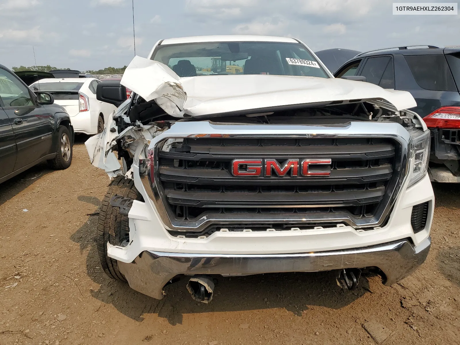 2020 GMC Sierra K1500 VIN: 1GTR9AEHXLZ262304 Lot: 63789324