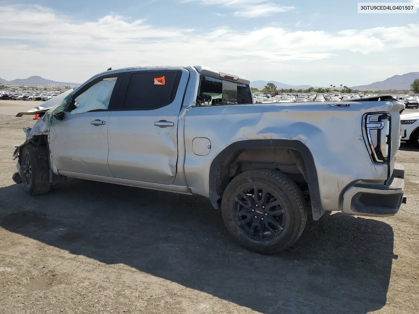 2020 GMC Sierra K1500 Elevation VIN: 3GTU9CED4LG401507 Lot: 64663054