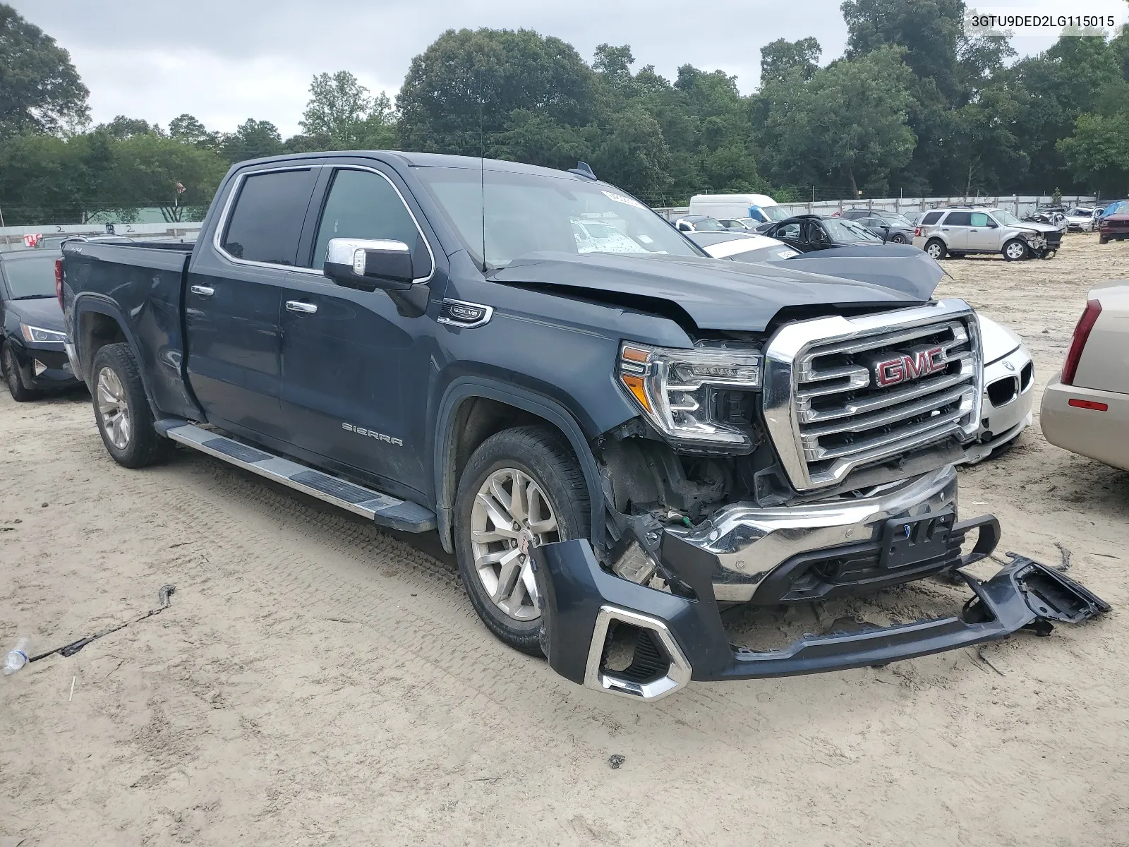 2020 GMC Sierra K1500 Slt VIN: 3GTU9DED2LG115015 Lot: 64838814