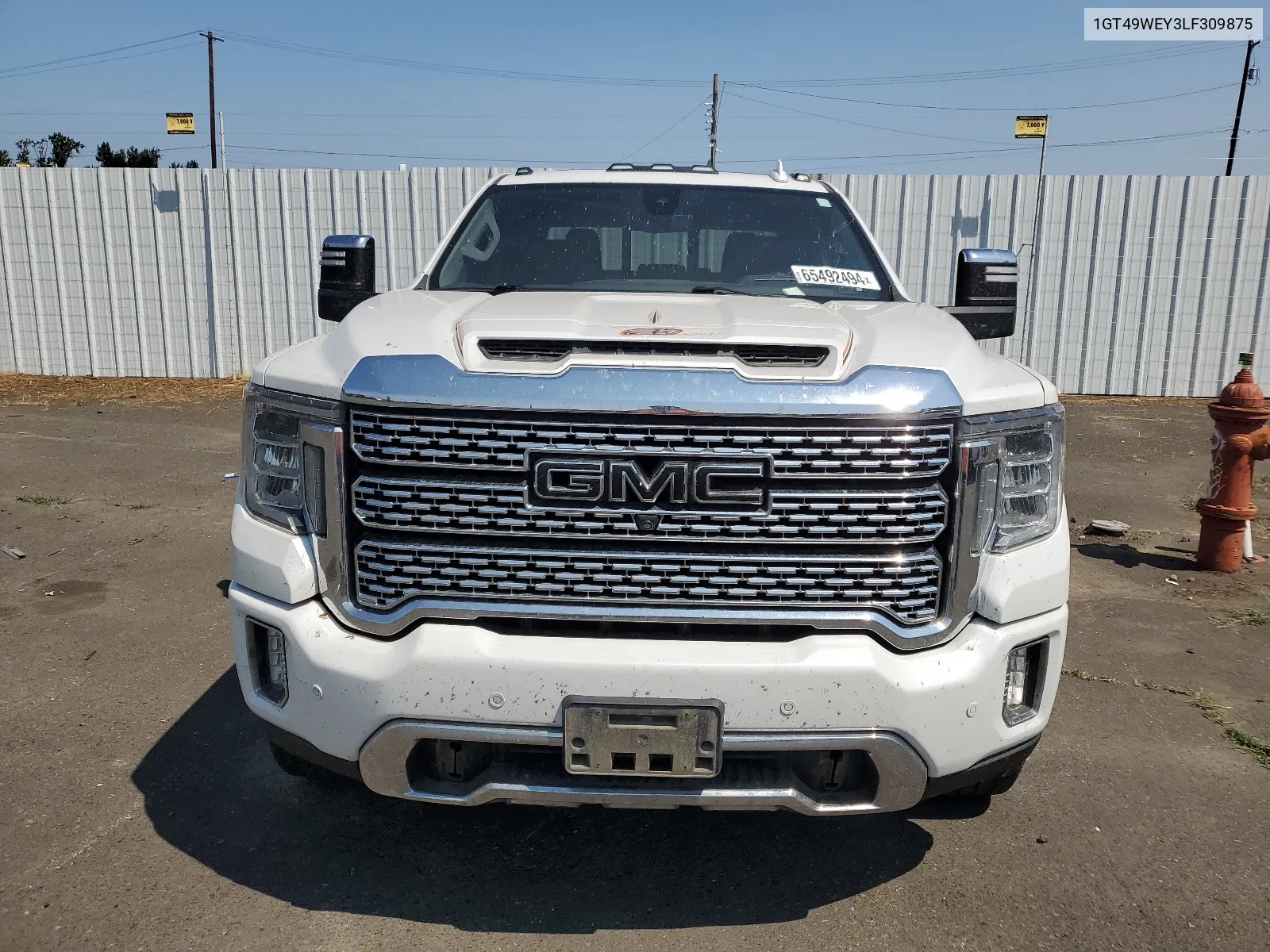 1GT49WEY3LF309875 2020 GMC Sierra K3500 Denali