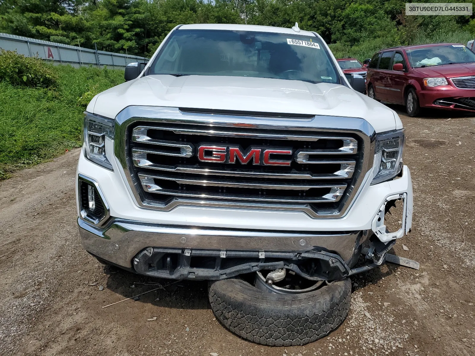 2020 GMC Sierra K1500 Slt VIN: 3GTU9DED7LG445331 Lot: 65571864