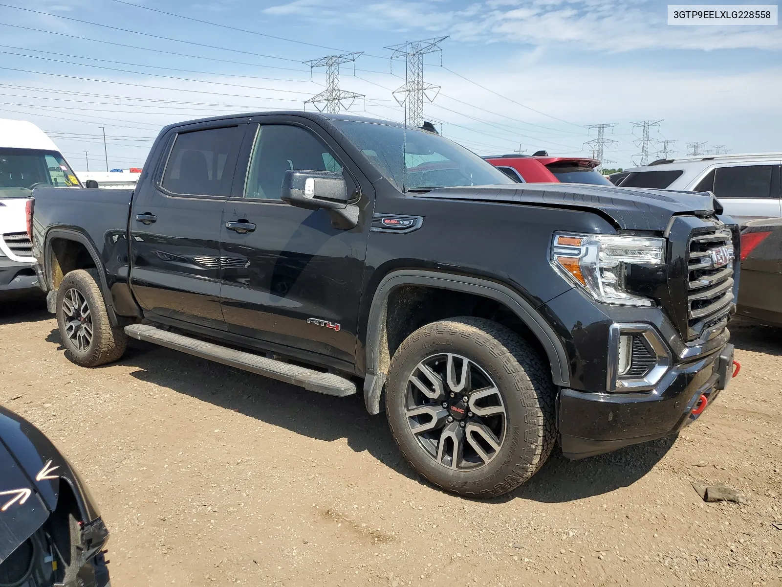 2020 GMC Sierra K1500 At4 VIN: 3GTP9EELXLG228558 Lot: 66073164