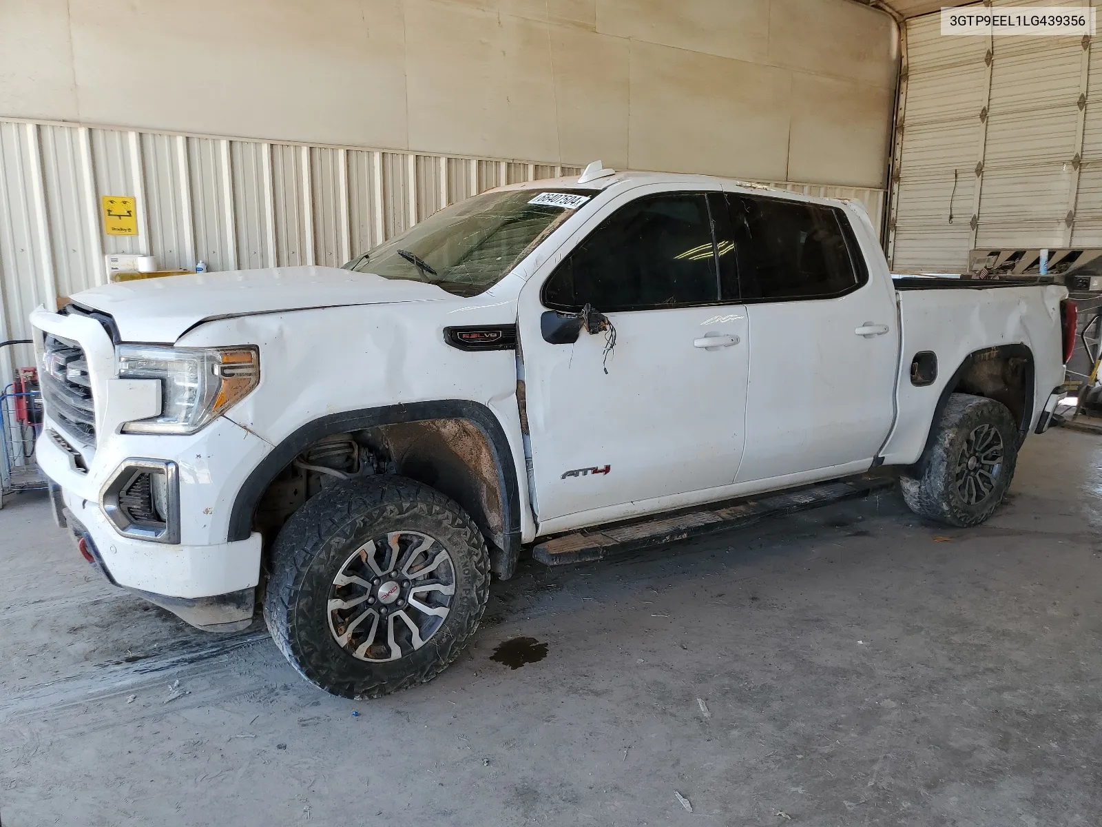 2020 GMC Sierra K1500 At4 VIN: 3GTP9EEL1LG439356 Lot: 66407504