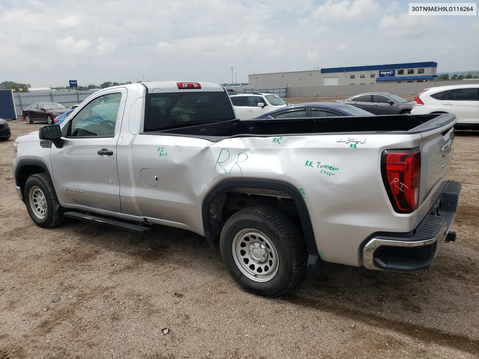 2020 GMC Sierra K1500 VIN: 3GTN9AEH9LG116264 Lot: 67647444