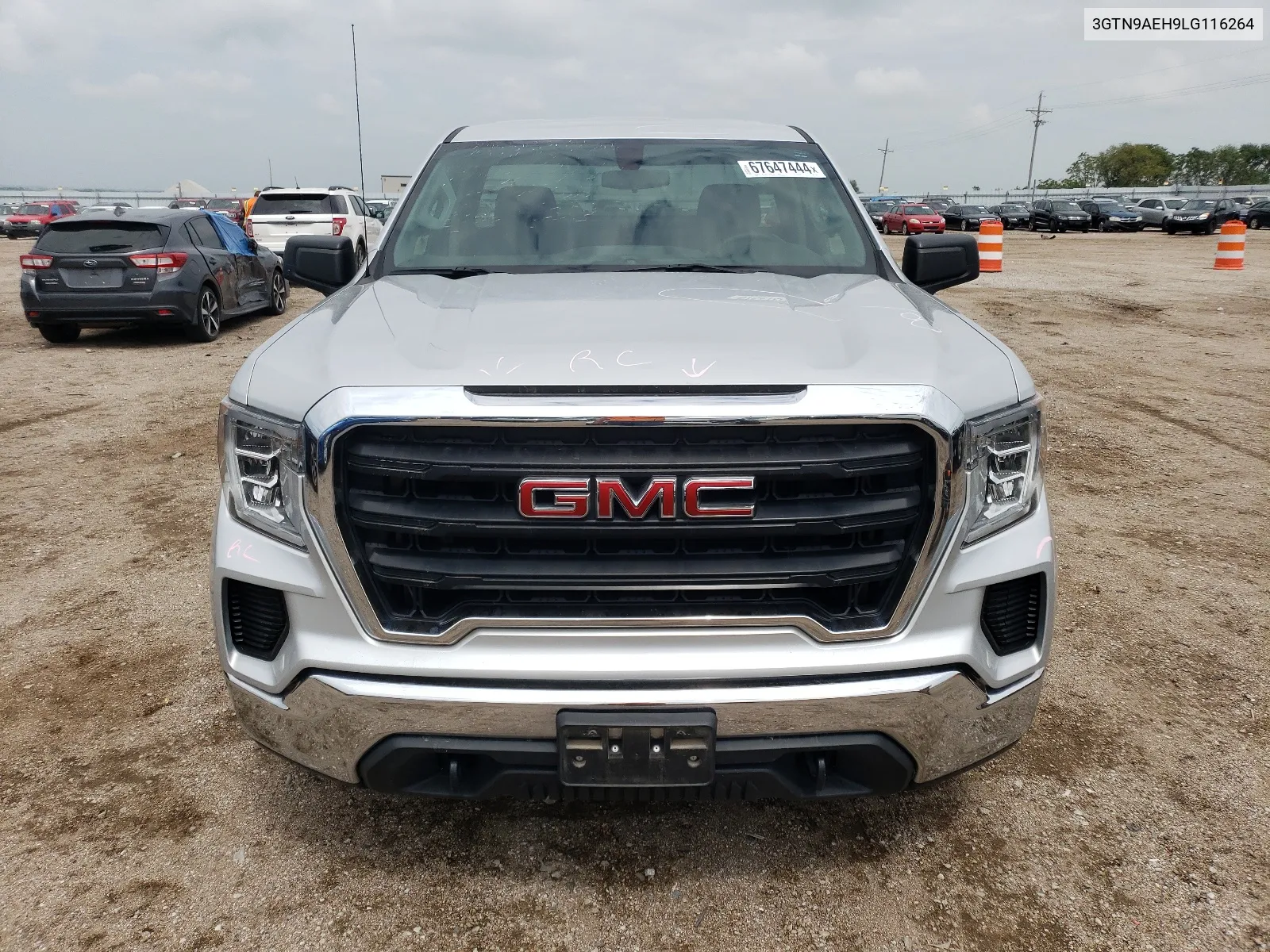 2020 GMC Sierra K1500 VIN: 3GTN9AEH9LG116264 Lot: 67647444