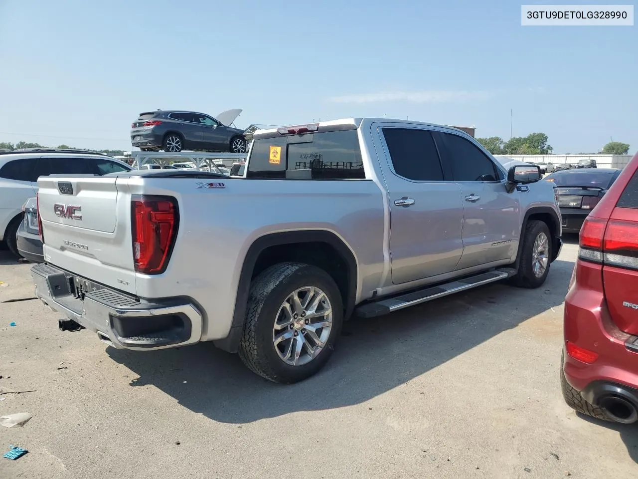 2020 GMC Sierra K1500 Slt VIN: 3GTU9DET0LG328990 Lot: 68123994