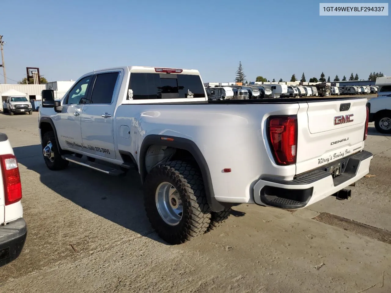 2020 GMC Sierra K3500 Denali VIN: 1GT49WEY8LF294337 Lot: 68559854