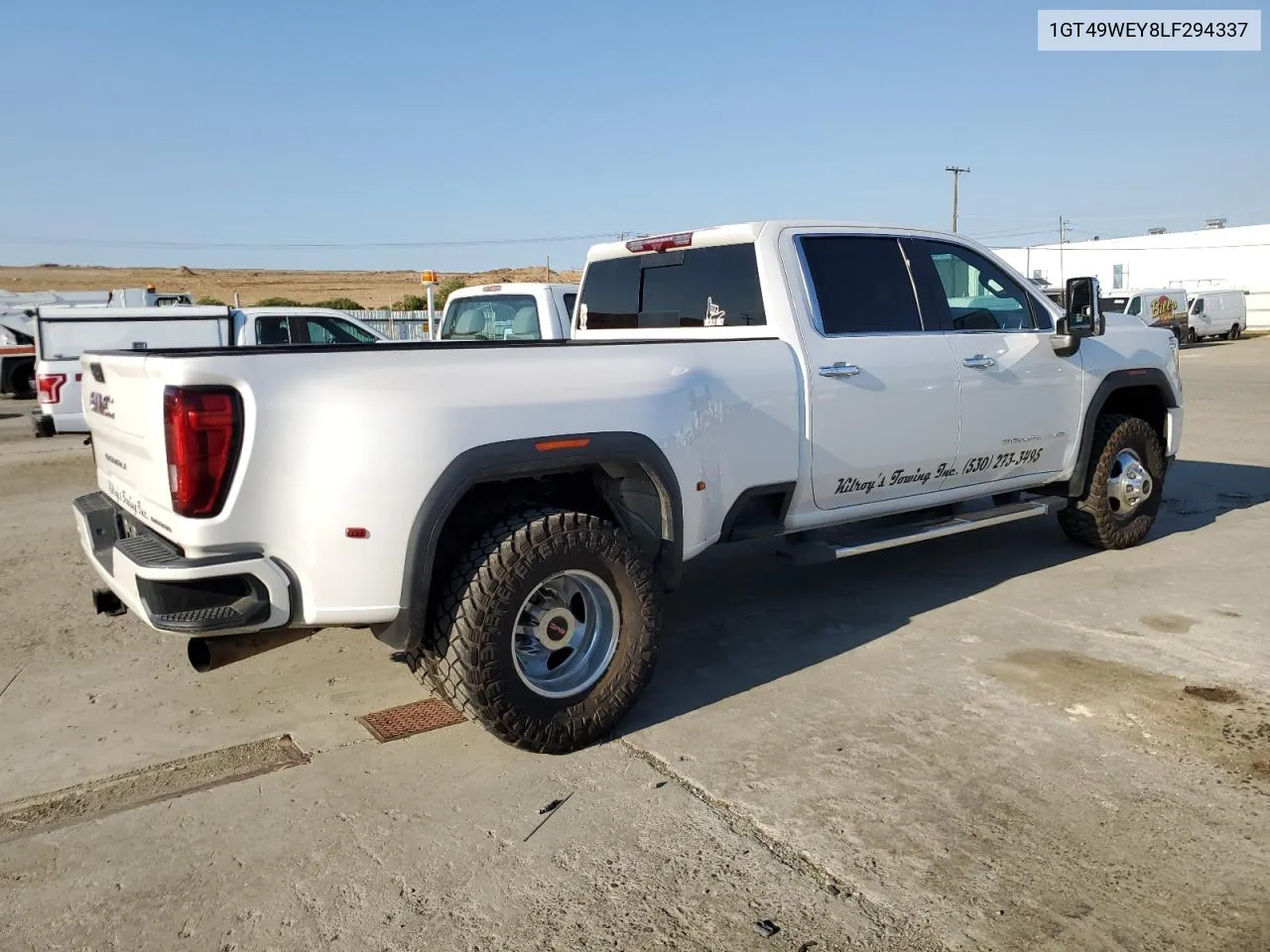 2020 GMC Sierra K3500 Denali VIN: 1GT49WEY8LF294337 Lot: 68559854