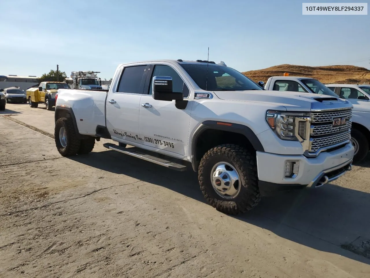 2020 GMC Sierra K3500 Denali VIN: 1GT49WEY8LF294337 Lot: 68559854