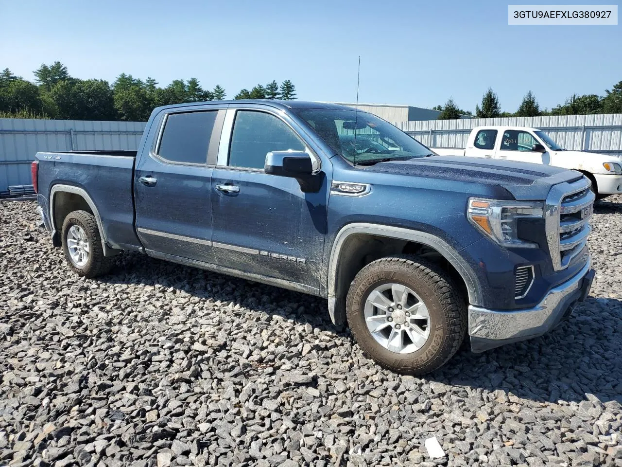 2020 GMC Sierra K1500 VIN: 3GTU9AEFXLG380927 Lot: 69690374