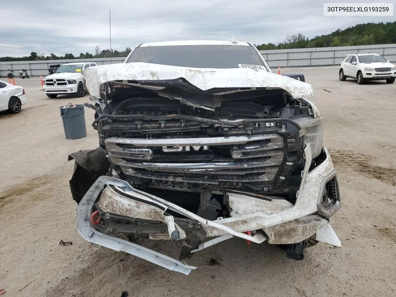 2020 GMC Sierra K1500 At4 VIN: 3GTP9EELXLG193259 Lot: 69753814