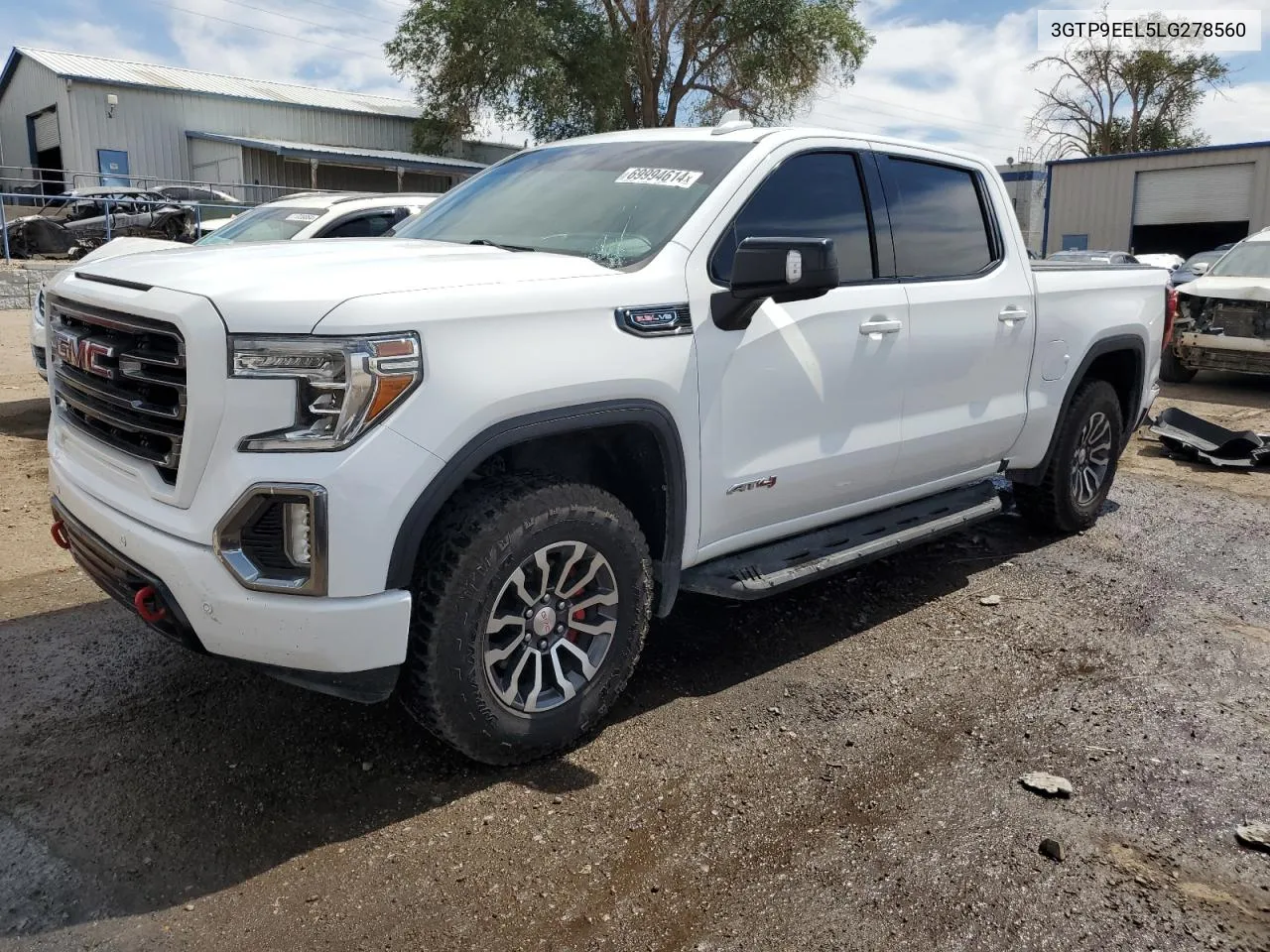 2020 GMC Sierra K1500 At4 VIN: 3GTP9EEL5LG278560 Lot: 69994614