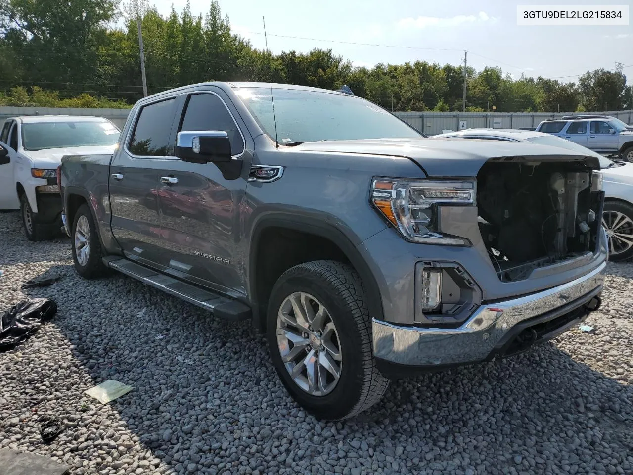 2020 GMC Sierra K1500 Slt VIN: 3GTU9DEL2LG215834 Lot: 70982814