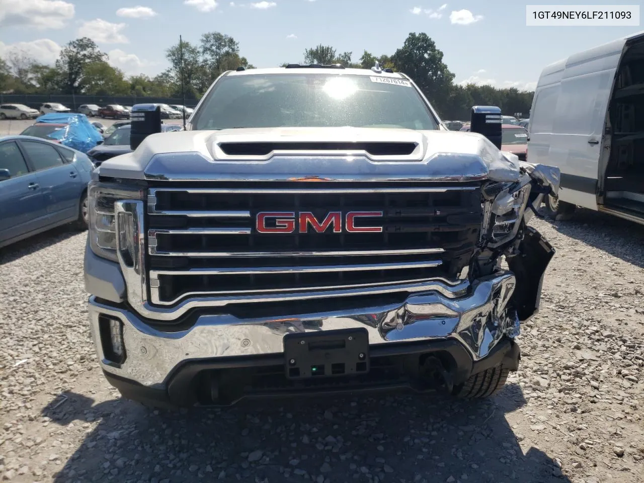 2020 GMC Sierra K2500 Slt VIN: 1GT49NEY6LF211093 Lot: 71267614