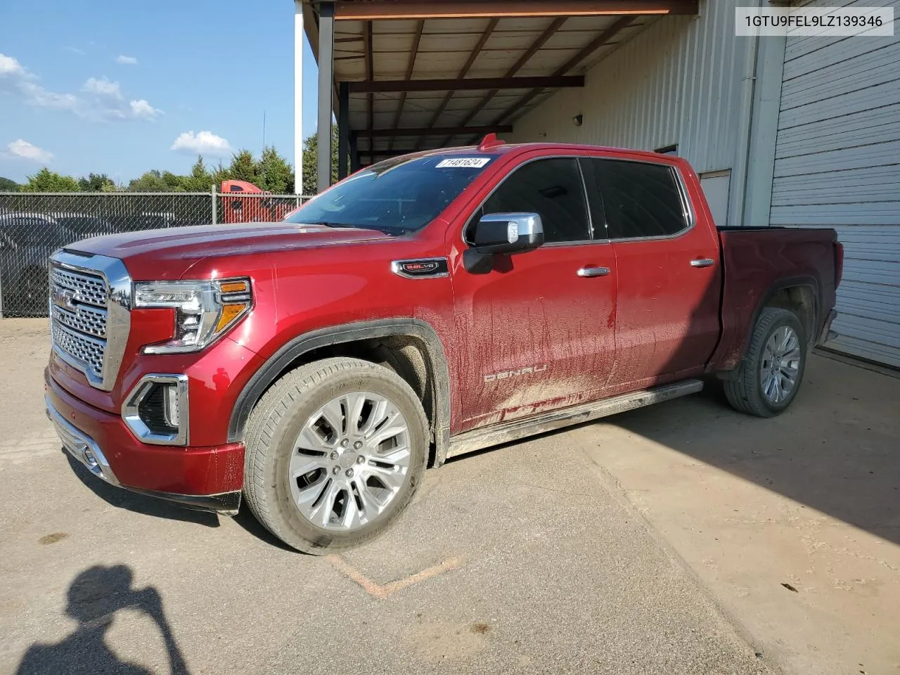 2020 GMC Sierra K1500 Denali VIN: 1GTU9FEL9LZ139346 Lot: 71481624