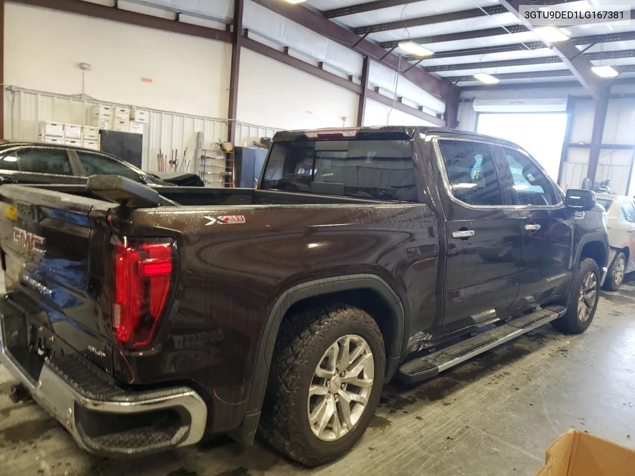 2020 GMC Sierra K1500 Slt VIN: 3GTU9DED1LG167381 Lot: 72005874