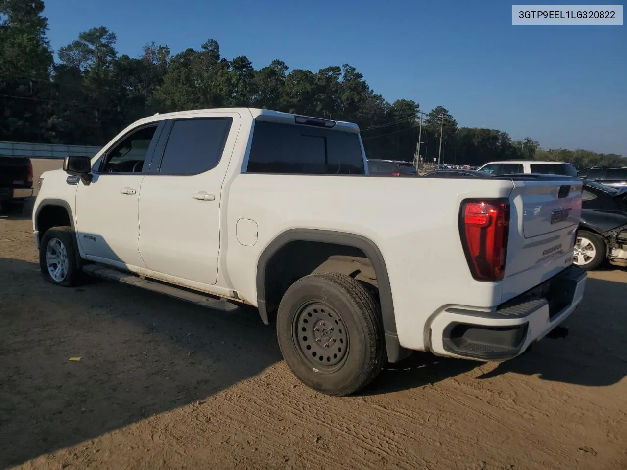 2020 GMC Sierra K1500 At4 VIN: 3GTP9EEL1LG320822 Lot: 72535044