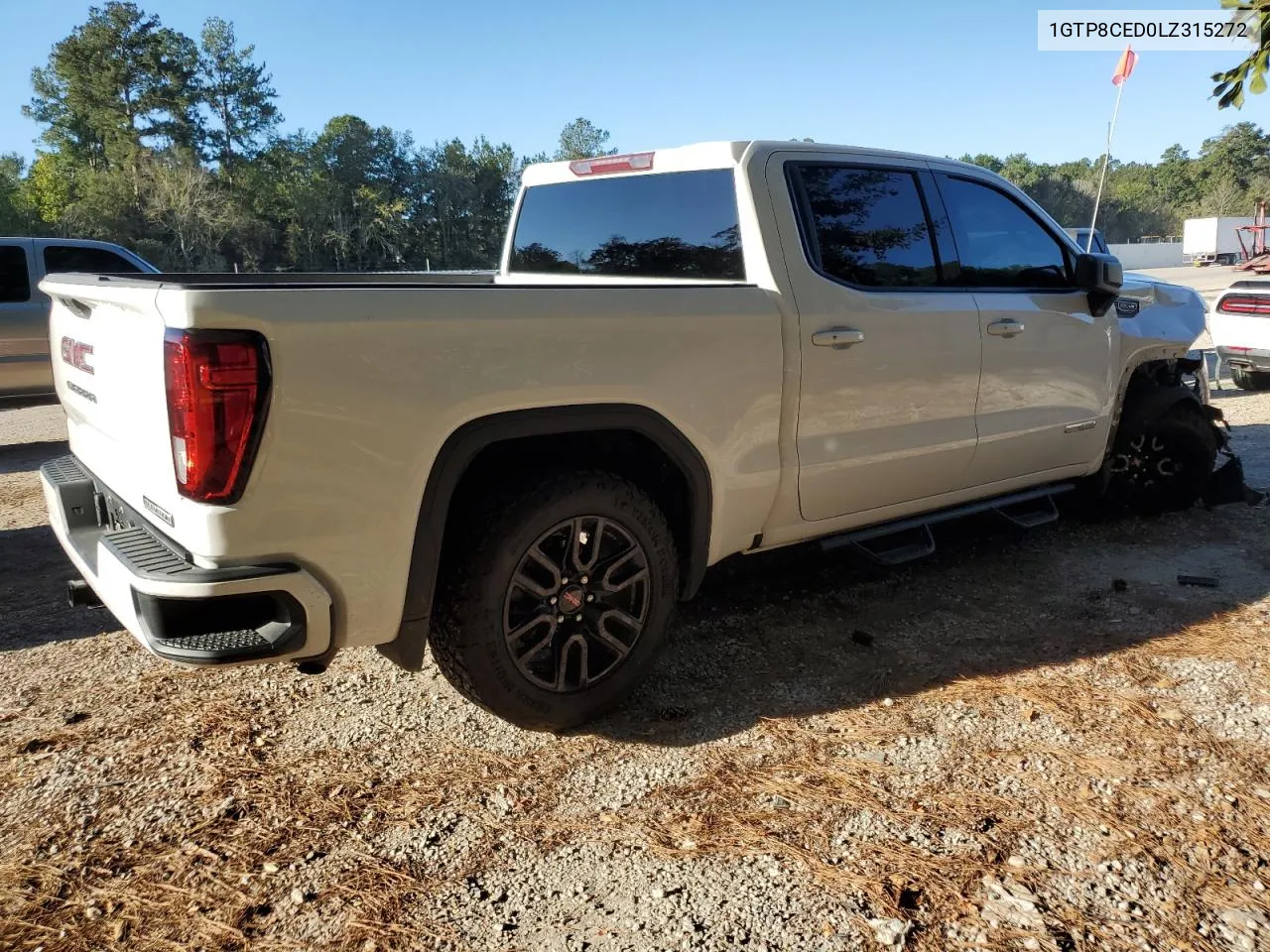 2020 GMC Sierra C1500 Elevation VIN: 1GTP8CED0LZ315272 Lot: 72736324